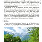 „Geografie“, „Gebirge“, „Land und Leute“; Text über Japans Inseln und Landschaften; Foto von Fluss und Bergen.