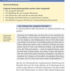 3.7 Interpretationsansätze: Zusammenfassung zu Dürrenmatt und die "tragische Komödie". Aspekte wie mutige Menschen.