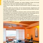 Anleitung zum Verhalten bei Erdbeben, darunter ein traditionell eingerichteter Raum mit niedrigen Möbeln und Schiebetüren.