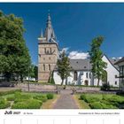 Juli 2027, 28. Woche. Montag 12, Sonntag 18; Propsteikirche St. Petrus und Andreas in Brilon. Kirche mit Turm.