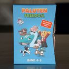 "PALUTEN FREEDOM", "Dein SPIEGEL Bestseller-Autor", "BAND 4-6". Illustration mit Figuren, Auto und Tieren.