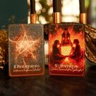 11. Pentagramm: Vertrauen, Türöffner, Sicherheit. 40. Hexenkreis: Glück, Zusammenhalt, Zugehörigkeit. Zwei mystische Karten.