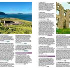 Texte beschreiben Sehenswürdigkeiten in Nord-Ost Donegal. Naturaufnahmen, historische Gebäude, Ruinen, Landschaften.