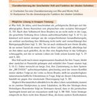 Prüfungsaufgaben; Aufgabe 1: Charakterisierung der Geschwister Holl und Funktion der idealen Geliebten; Corpus Delicti.
