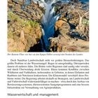 Seite 120, Wirtschaft. Überschrift: Wasserwirtschaft und -management. Darunter Text über Namibias Wasserprobleme.