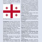 Zahlen und Fakten über Georgien, Fläche 69.700 qkm, Hauptstadt Tbilisi, Bevölkerung ca. 3,8 Mio., Flagge mit rotem Kreuz.