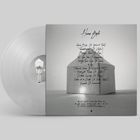 "Home Safe" Trackliste mit Songtiteln in Handschrift. Schwarz-weißes Artwork mit einer Figur, die ein Hausmodell trägt.