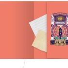 Oben: "15 30 45 60", darunter eine Illustration eines Mannes in historischem Gewand vor künstlichem Hintergrund.