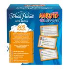 "Trivial Pursuit Reise-Edition, 600 Fragen über 'Naruto Shippuden'. Teste dein Wissen in sechs Kategorien."