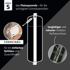 Größe S, platzsparend für Schreibutensilien. Formstabil, langlebiger Reißverschluss. Ovales Etui mit Reißverschluss.