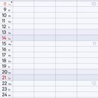 Kalender für März 2027, Wochenbeginn Montag, enthält Feiertage: 8. Internationaler Frauentag, 21. Palmsonntag.