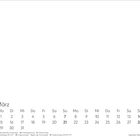 Kalenderansicht für März mit markierten Sonntagen: 7, 14, 21, 28. Notizen zu Feiertagen unten.
