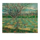 "Vincent van Gogh (1853–1890), Orchard with Apricot Trees in Blossom, 1888." Kalenderseite mit Gemälde: Blühende Obstbäume.