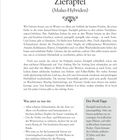 "Willkommene Leckerei Zierapfel (Malus-Hybriden)" steht oben. Ein langer Text beschreibt Zieräpfel und deren Pflege.