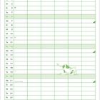 „Das Lastenfahrrad schieben“, „Der abfahrende Mountainbiker“. Tabelle für Juni, Monate und Tage aufgeführt. Illustrationen von Kühen.