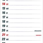 Kalenderblatt für März 2027. Illustration: Kinder wollen ein Haustier. "Aber ihr habt doch Papa."