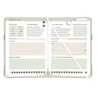 Links: "Ramadan | Tag 1", Gebete-Tracker, Schlaf-Tracker, To-do-Liste. Rechts: "Das habe ich heute gelernt", Wasser-Tracker, Essensplan.