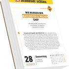 Titel: Schneller schlau. Thema: "Wie wurden wir wach bevor es Wecker gab?" Datum: 28. Dezember.