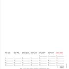 Kalenderseite. Tage in mehreren Sprachen. Wochentage und Daten: 1 bis 31. Monat nicht angegeben. Jahr: 2027.