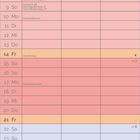 Kalender für Februar. Feiertage: Rosenmontag, Fastnacht, Aschermittwoch, Valentinstag. Platz für Notizen unten.