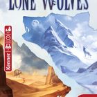 Titel "Lone Wolves". Links "Kenner 10+, 15-20, 2". Illustration mit Wüste, Wolf, Gebirge, Pegasus-Spiele-Logo.