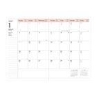 Ein Monatskalender für Januar 2027, mit Wochentagen und Platz für Notizen links. Daten beginnen am Freitag, 1. Januar.