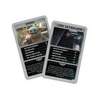 Zwei Spielkarten: Links "Grogu" mit Entschlossenheit 39; rechts "Luke Skywalker" mit Entschlossenheit 35.
