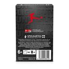 Offizielles Lizenzprodukt, Spielkarten Premium Qualität, 6+, 52 Karten, Saison 2025/26. Logo der Bundesliga in Rot.