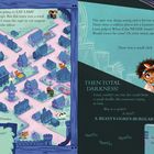 Seite 18 beschreibt ein Labyrinth-Dorf mit einem Ogre und Lami. Seite 19 zeigt Lami in Dunkelheit mit Text über Geräusche.