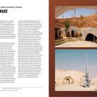 "STAR WARS" steht in großer Schrift. Text beschreibt das Hotel Sidi Driss in Matmata, Tunesien als Drehort. Zwei Fotos zeigen die Umgebung.
