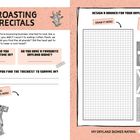 "ROASTING RECITALS. Which biome did you spend the most time in? Design a banner for your dryland base! Zeichnungen und Symbole."