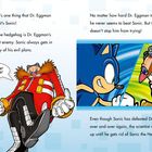 Dr. Eggman hasst Sonic, den blauen Igel, und ist sein größter Feind. Trotz vieler Niederlagen gibt er nicht auf. Illustration.