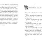 Seite zeigt Kapitel 1: "Take Us With You, Ma" mit einer Illustration von zwei laufenden Mädchen. Text beschreibt emotionale Szene.