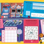 Level Up. Machine Muddle, Secret Code, Crumpet Conundrum, Chock-a-Boca. Schule: aus. Spiele: an. Punkte sind bereit.