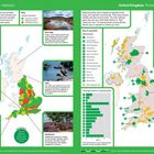 Links Beschreibung britischer Lebensräume, rechts geschützte Landschaften. Enthält Karten, Fotos von Naturgebieten und Besucherstatistiken.