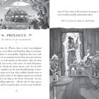 PROLOGUE. In which we get acquainted. Eine Illustration zeigt eine gemütliche Hütte mit René und Glumfoot in einem Café.