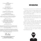Einleitungstext auf der rechten Seite über den Traum, Detective zu werden. Unten links eine Silhouette eines Mannes im Anzug.