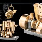"The Simplest Steam Engine" beschreibt eine einfache Dampfmaschine mit Details zur Mechanik und Funktionsweise.