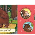 "Oh help! Oh no! It’s a gruffalo!" "What colour is the Gruffalo’s wart?" Braunes, monsterartiges Geschöpf im Wald.