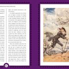 Rechts neben einem Text ist eine stürmische Illustration eines Mannes, der mit Stock und Hut gegen den Wind geht.