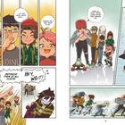 Comic: "But a skater we don't know..." zeigt skateaffine Kinder. "Befriend them at all costs!" Bringt lustige Dynamik.