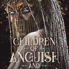 "Tomi Adeyemi, Children of Anguish and Anarchy. Eine mystische Figur mit geflochtenem Haar und goldener Maske."