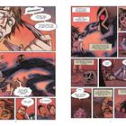 Text: "AAAAUGH!", "Banish this evil form...", "Baldr, brother...", "He's dead!". Illustration: Drama und Entsetzen, dunkle Gestalten.