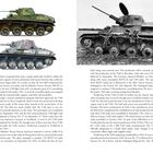 Links: "RUSSIAN AND SOVIET TANKS 1915–1945", rechts: "THE GREAT PATRIOTIC WAR 1941–45". Text über T-60 Panzer.