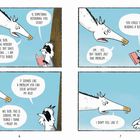 Ein Krokodil fragt ein Waschbär-Tier, ob etwas stört. Austausch über Langeweile und Bücherlesen: Waschbär ist extrem gelangweilt.