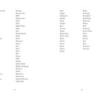 Eine Liste von Wörtern in drei Spalten mit Begriffen wie "Brazilian", "Bumper", "Butter", "Bounty" und "Bucket".
