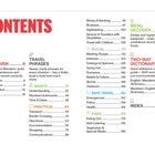 **CONTENTS**: Topics on Mandarin, travel phrases, basics, practical, social, safe travel, food, dictionary, and index.