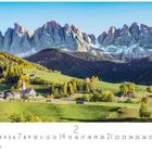 Text: "St. Magdalena", "CASARES EDITION", Kalender zeigt den Monat Februar. Im Hintergrund Berge, grüne Wiesen und Dorf.