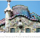 „Casa Batlló“ und „CASARES EDITION“ steht über einem bunten Gebäude mit einem mosaikartigen Dach.