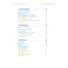 Kapitelüberschriften: Zeitformen des Verbs, Besondere Verben, Satzstrukturen. Seitenzahlen daneben aufgeführt.